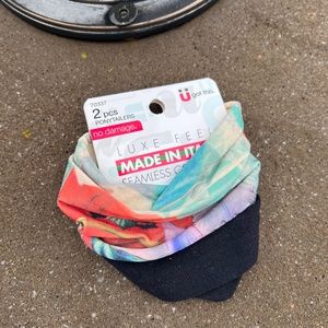 NEW 2x Scunci Luxe Feel Seamless Comfort Ponytailers Made in Italy 2 pcs